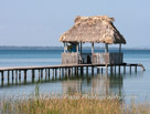 Lake Peten in northern Guatemala near Tikal